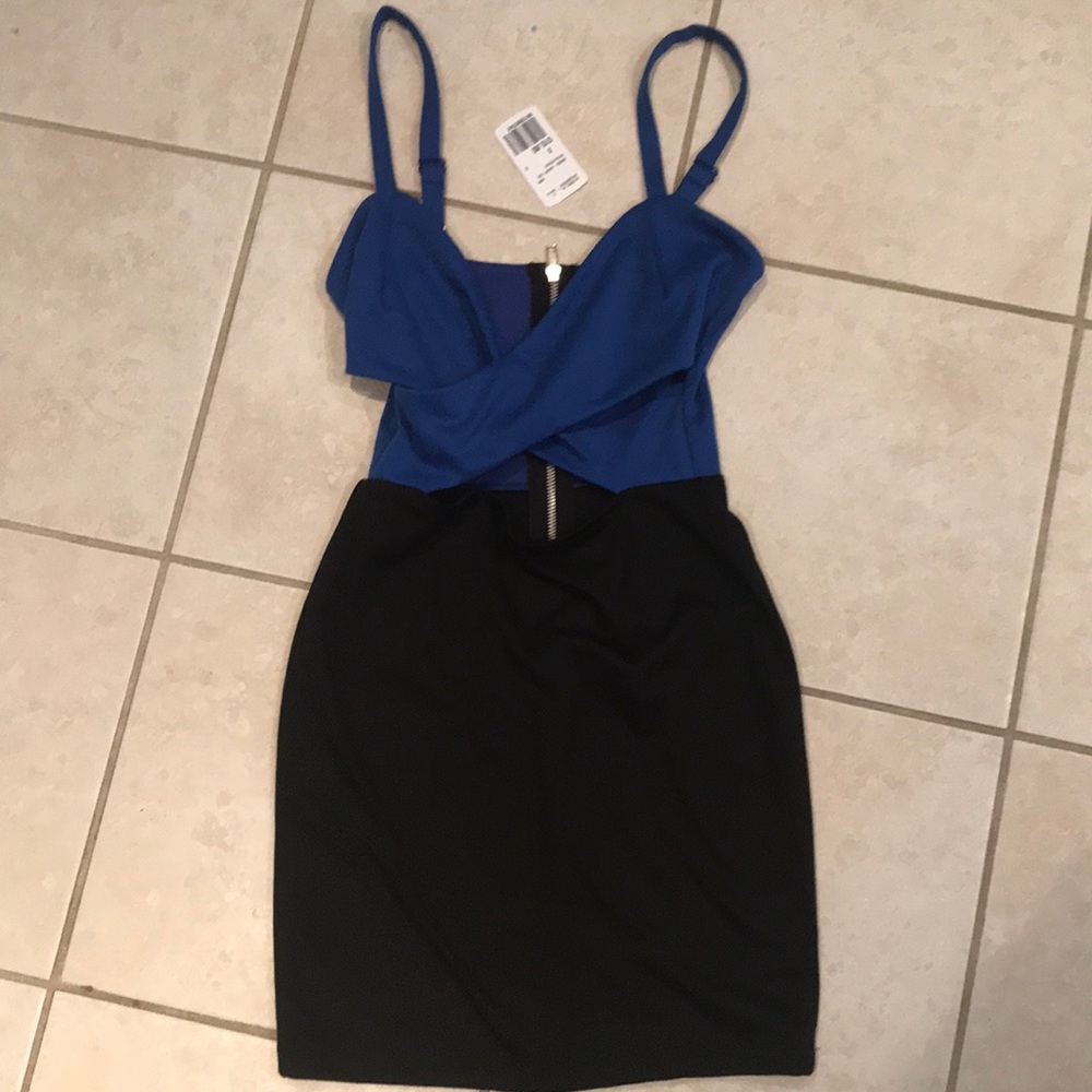 Color Block Sexy Dress